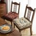Polyester Chair Cushion With Handles – Floral & Bird Print, Thick PP Cotton Filled, Non-Slip Bottom For Dining, Office, Living Room_voghion.com