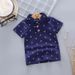 Zomer kinder POLO shirt korte mouwen T-shirt puur katoen kleine jongen kinderen kleine bloemen anker baby top knappe_voghion.com