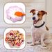 Tapis à lécher en silicone Cross-Border Pet Supplies, distributeur de croquettes à alimentation lente, 2 en 1, double bol pour chien, usage unique_voghion.com
