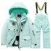 Kids' Waterproof Snowsuit Set With Fleece Lining - Warm Winter Ski Jacket & Pants For Boys & Girls (Multiple Colors & Sizes)_voghion.com