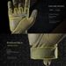 Men's Tactical Gloves Z908 Outdoor Full Finger Tactical Protection Sports Training Outdoor Military Enthusiast Cycling Gloves Men's Camouflage_voghion.com