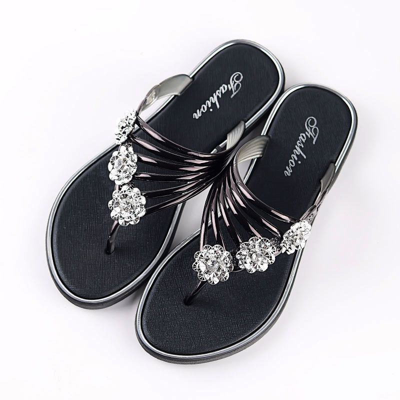 2023 women's slippers, summer sandals, new flat foot sandals, women's shoes, lightweight slippers, casual flip flops for women's outerwear_voghion.com