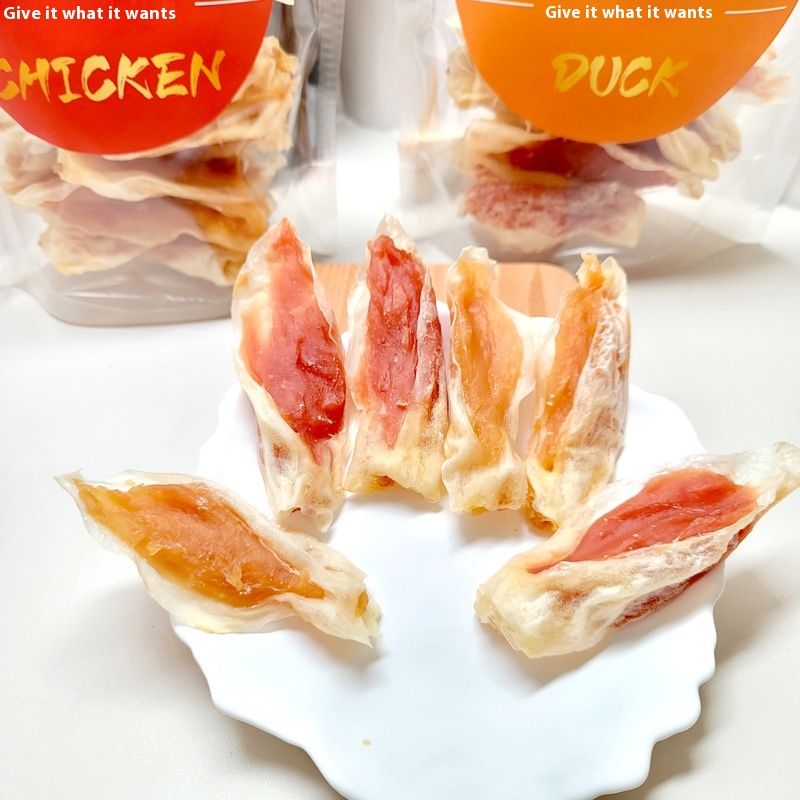 Pet food, snacks, crystal chicken, rabbit ears, molars, cartilage, puppy, elderly dog_voghion.com