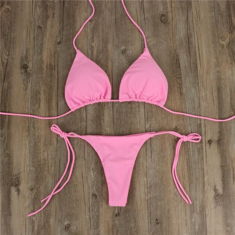 Braziliaanse Badpak Vrouwen Sexy Bikini Set Push-Up Bh String Twee Stukken Badmode Beachwear Badpak Femme_voghion.com