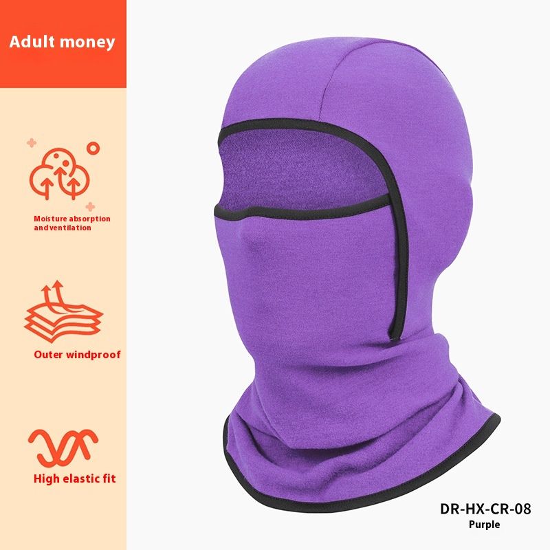 Ruidong föräldra-barn skidmask, vindtät multifunktionell huvudskydd för utomhusbruk, cykelsportmössa, varmt halsskydd_voghion.com