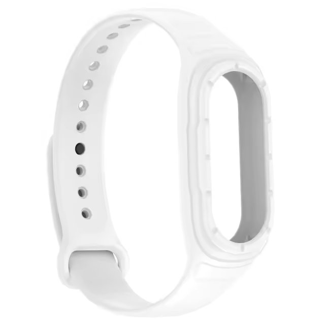 Xiaomi viedpulkstenim paredzēta viedā aproce ar silikona vāciņu un siksniņu, kas paredzēta viedajam pulkstenim Mi Band 8._voghion.com