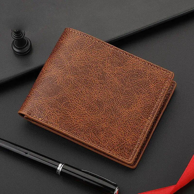 Neue Kurze Männer Brieftaschen Karte Halter Klassische Männliche Brieftasche gelb Mit Münzfach Kein Reißverschluss Mode Matt Schlanke Männer der_voghion.com