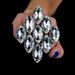 Rhinestone Ring Fashionable And Exaggerated Geometric Ring Versatile Jewelry Ring_voghion.com