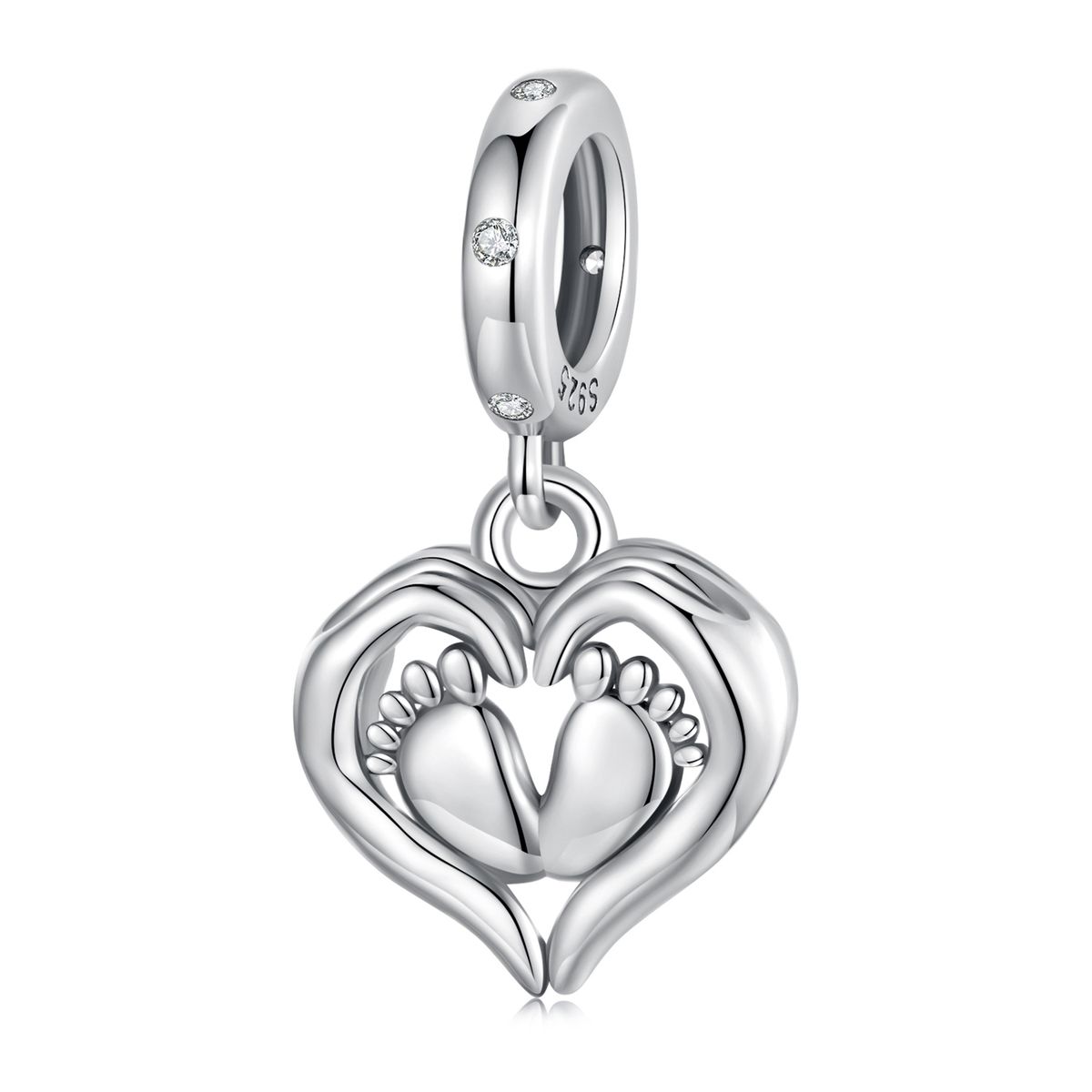 Guard Pendant Charm Sterling Silver Charm,SCC3046_voghion.com