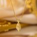 High-Quality Elegant Luxury Full Zircon Copper Micro-Inlaid Necklace For Women, Real Gold Plated Simple Internet_voghion.com