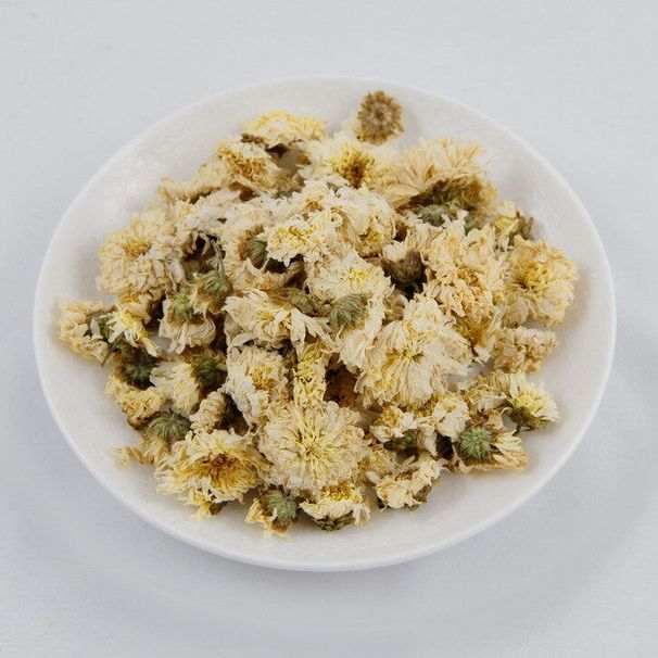 1 Pound (454 Grams) White Chrysanthemum Bud Herbal Tea 100% Natural Herb_voghion.com