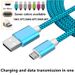 Nylon Braided Charging Data Cable, Car Charging Cable, Android Micro USB Interface For Fast Data Transfer_voghion.com