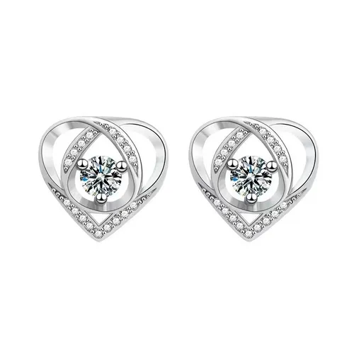 Damen-Schmuckset, Modeschmuck, Valentinstag, Weihnachtsgeschenk, Halskette, Ohrringe, ewige Blume, Geschenkbox, Schmuckschatulle, heißer Verkauf_voghion.com