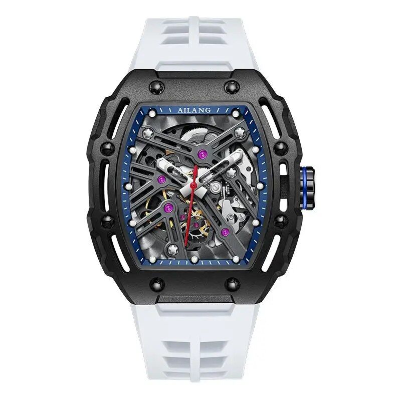 AILANG Tonneau Skeleton Mechanische Herrenuhr Automatik Für Herren Top Luxusuhr_voghion.com