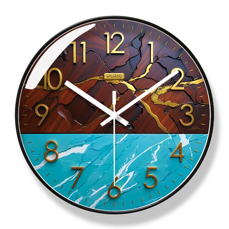 Yipula 7230 Modern Minimalist Wall Living Room Art Silent Fashion Creative Personality Decorative Quartz Clock_voghion.com