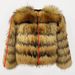 Women's Clothing Fur Coat Imitation Fur Faux Fur Winter Coat Women's Short Jacket With Leather Trim, Fashionable And Warm, Multiple Colors And Sizes_voghion.com