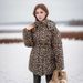 Winter New Leopard Print Down Thick Loose Cotton Women's Jacket_voghion.com