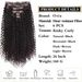 Extensions de cheveux, perruques, cheveux longs et bouclés, lot de 6 pièces, extensions à clips, boucles crépues, afro duveteux_voghion.com