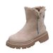 Snow 2024 Winter New Plush Lined Warm Cotton Shoes Plus Size Women's Boots_voghion.com