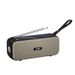 New solar powered wireless Bluetooth speaker, portable outdoor home handheld radio, subwoofer, small speaker card_voghion.com