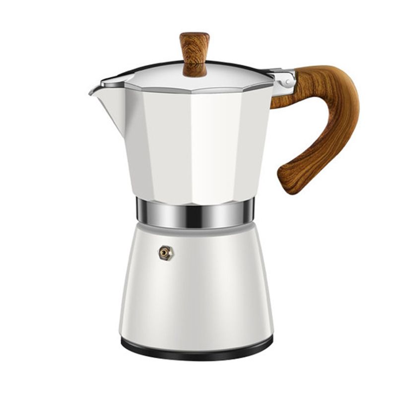 Moka Pot kávéfőző, eszpresszó, alumínium gejzír kávéfőző, vízforraló, kávé latte, perkolátor, tűzhely, kávéfilter, pohár, eszközök_voghion.com
