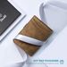 Ultra-Thin RFID Blocking Men's Wallet Minimalist Front Pocket Bifold Leather With ID_voghion.com