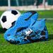 Fußballschuhe Herren- und Damen-High-Top-Sneakers für Gras, rutschfeste Trainingsschuhe mit gebrochenen Spikes, Grundschul-Wachstums-Spike-Sneakers_voghion.com