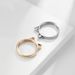 Anello da mignolo con orecchie carine in acciaio al titanio per donna e ragazza con gatta_voghion.com