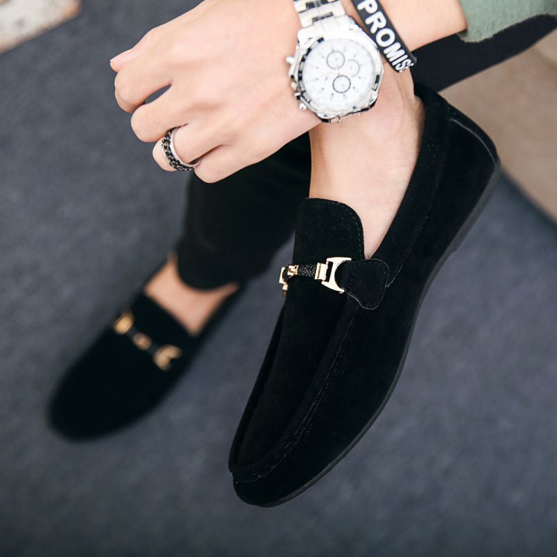 Slip-on for Men Soft Driving Moccasins High Quality Flats Male Walking Shoes Suede Casual Loafers Summer Men's Shoe_voghion.com