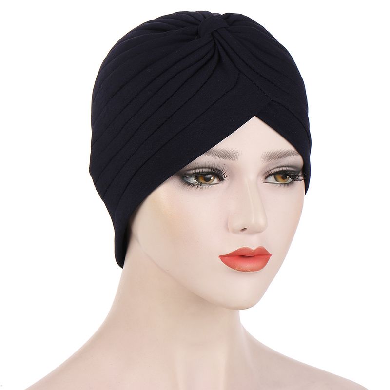  new Muslim turban hat bamboo hemp Indian hat pleated simple Baotou hat _voghion.com