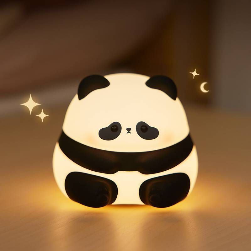Piccola luce notturna per la camera da letto, per ricaricare i regali per il sonno e il sonno dei bambini, per l'alimentazione, per la luce da comodino, per la luce creativa in silicone_voghion.com
