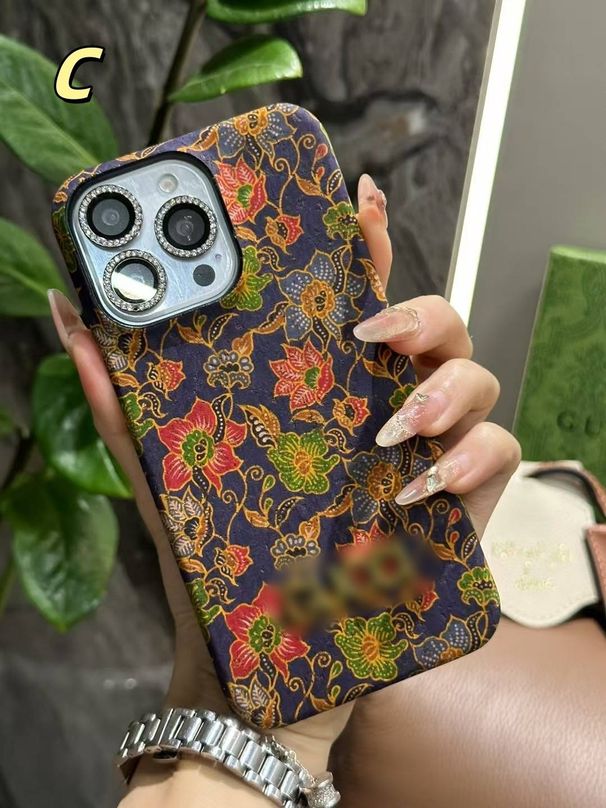 Pełny ekran Kolor Motyl Vintage Wysokiej Jakości Olej Krawędź Pół Paczka Dla 16pro Telefon Etui IPhoneplus14_voghion.com