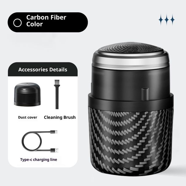 Mini Electric Shaver For Men – Portable, Rechargeable & Waterproof Travel Shaver With Dual Blades_voghion.com