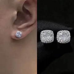Ouerréng am amerikanesche Stil fir Männer, gielen Diamant, Zirkon, Rockzocker fir Männer, Hip-Hop-Trend, High-End Ouerréng fir Fraen