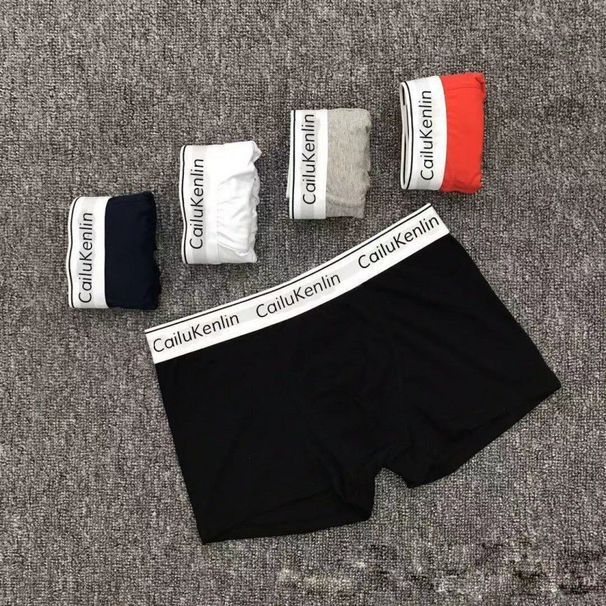 White Edge New Boxer Herren Boxershorts aus reiner Baumwolle mit Buchstaben, einfarbig, atmungsaktiv_voghion.com