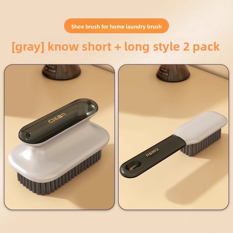 Household Laundry Non-Damaging Soft Bristle Shoe For Washing Clothes And Shoes Multi-Functional Brush_voghion.com