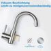 Glitzerlife Wasserhahn Bad Waschtischarmatur Waschbecken - Edelstahl Gebürstet Armatur 360°Drehbar Kaltwasserhahn Hochdruck Mischbatterie Für Badezimmer WC Spüle_voghion.com