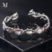 European And American Dark Thorn Cat Eye Bracelet Alloy Material Hip Hop Fashion Trendy Jewelry_voghion.com