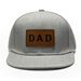 Unisex Leather label hat Personalized baseball cap dad hat leather label baseball cap_voghion.com