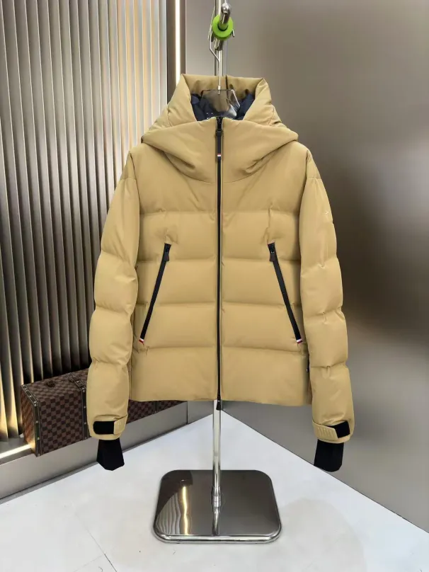 Designer Winter France Mens Down Jacket Letter Monclairr Knitted Women Parkas Panel Casual Coats Bomber Jackets_voghion.com