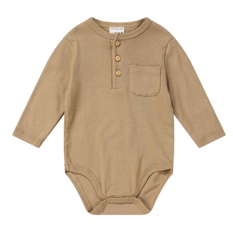 Herfst en winter grensoverschrijdend in Europa en de Verenigde Staten babykleding katoenen baby Fanny jasje met lange mouwen uitgaan jumpsuit_voghion.com