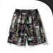 Herrenbekleidung Herren Shorts aus reiner Baumwolle Sommer Dünne Home Pants Sommer Coole Strandhose Lockere Freizeithose Home Pyjamas_voghion.com