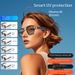 GS17 AI Smart Sunglasses With Bluetooth, UV Protection, Anti-Blue Light, Magnetic Charging & Interchangeable Lenses_voghion.com