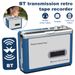 Lecteur de cassettes portable Walkman avec sortie Bluetooth pour casque/haut-parleurs_voghion.com