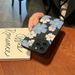 Summer Blue Large Flower Phone Case For iPhone 16 14 15 13 12 11 Pro Max X XR XS 7 8 Plus SE 2020 Shockproof Silicone Soft Cover_voghion.com