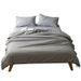 Home Furniture Three Piece Set Simple Ultra Soft Solid Color Bedding Light Luxury_voghion.com