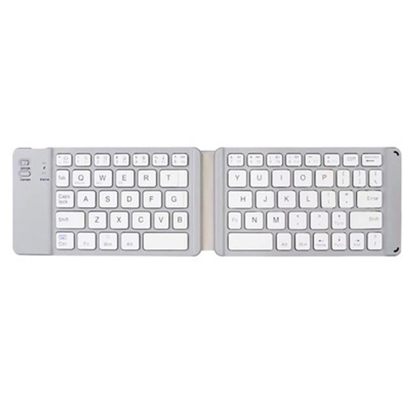 BT18 Duebelfalt Bluetooth Mobil Tablet Portabel Kabellos Dräi-System Mini Tastatur_voghion.com