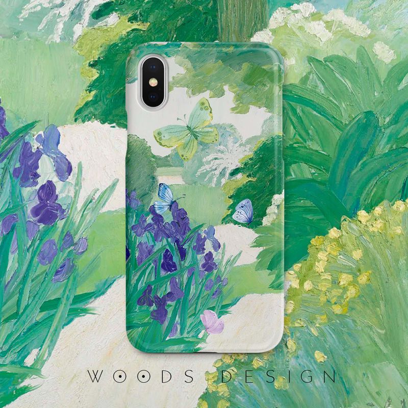 Syct Woods Original Spring Coms Buttrfly Iphon16promax/13pro/14pm/I15pro/Ip12pro Ölgemälde Mobil Phon Shll Für Exklusive Versorgung_voghion.com