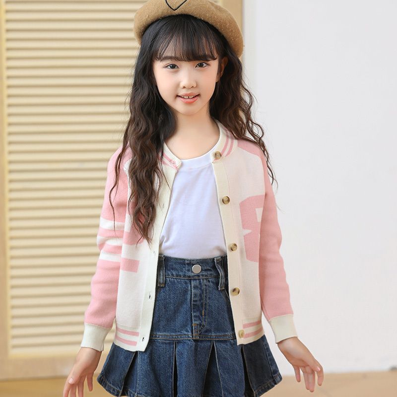 2024 autumn and winter new Andy velvet children's baseball jersey cardigan_voghion.com