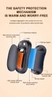 2 1 Magnetic Suction Hand Warmer Power Bank Split Type Self Handwarmers Safe Heating Warmers Pocket Heater In Winter_voghion.com